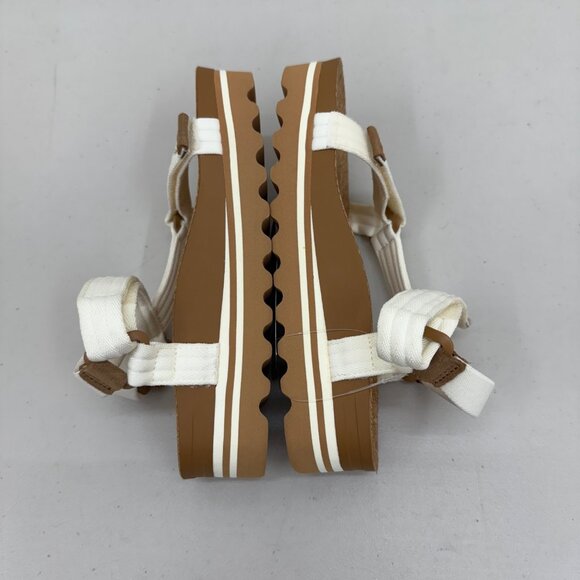 Reef Cushion Rem Hi Whisper White Cushion Adjust Sandals Shoes Womens size 7 NEW - Picture 5 of 7